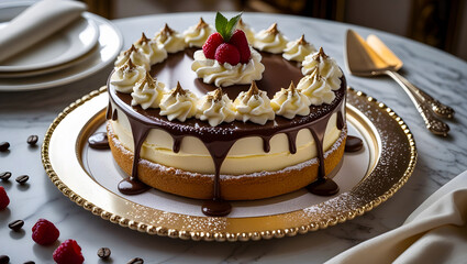 Boston cream pie cheesesecake 2