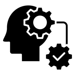 Initiative Execution Glyph Icon