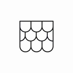 house roof icon sign vector