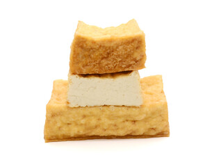 Block of fresh tofu