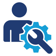 Motivation Techniques Flat Blue Icon