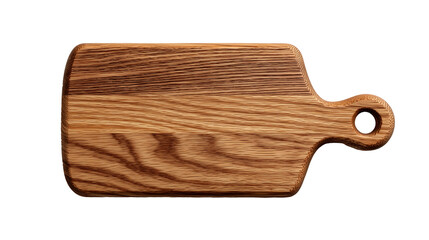 Fototapeta premium cutting wooden board isolated on transparent background, cooking board cutout 