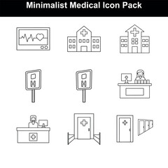 Minimalist Medical Icon Pack
