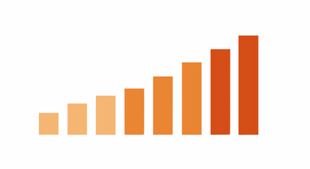 business graph with arrow