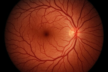 Retinal Scan - Medical Illustration