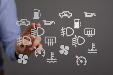 Learn to identify common car dashboard warning lights and their meanings for safe driving.