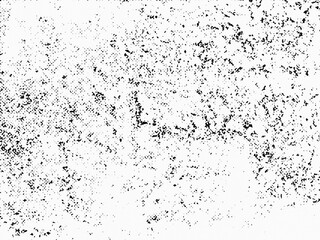 Abstract noise. Small particles of debris and dust. Distressed uneven background. Grunge texture overlay with rough and fine grains isolated on white background. illustration.