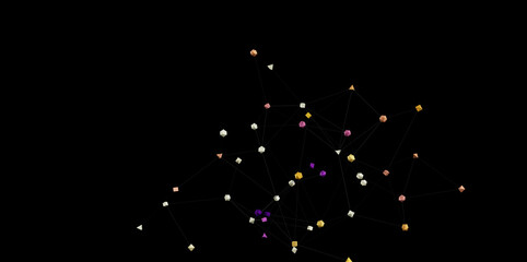 Stock photo of abstract network connections.  Ideal for technology, communication, and data concepts.