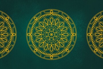 Indian festival background - Diwali background -  Green Indian design background