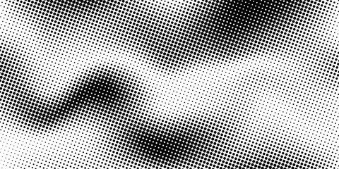 Set of halftone dots gradient pattern texture isolated on white background. Straight dotted spots using halftone circle dot raster texture. Vector blot half tone collection.