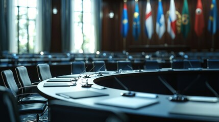 International Conference Room: Diplomacy in Session