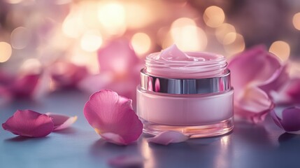 cream, pink with beauty spa