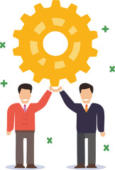 Teamwork success collaboration