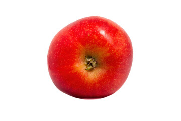 red apple isolated on white