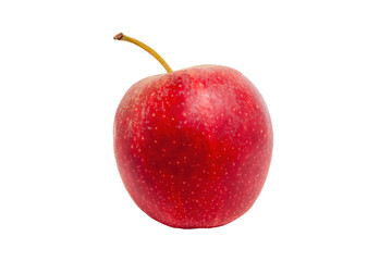 red apple isolated on white