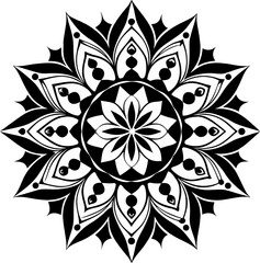 Pattern stock illustration black and white , white background