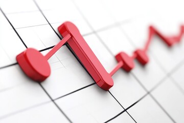 Improvement analysis graph displaying trends and performance metrics over time, improvement analysis graph