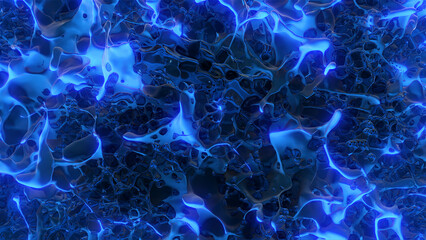 A liquid surface effect with wave and splash detail.