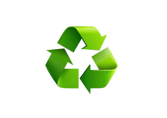 Obraz premium recycle symbol on white background