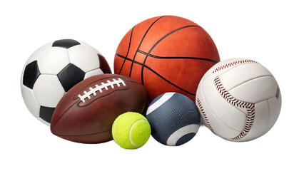 Collection of Various Types of Sports Balls
