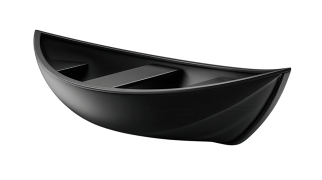 boat on white background.