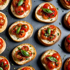 Basil Harvest: Tomato Crostini Medley

