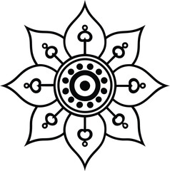 Obraz premium mandala design