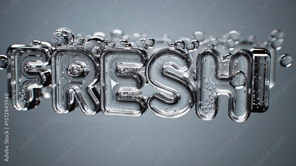 Poster fresh bubbles suspended in clear water creating a dynamic effect generative ai