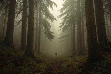 morning in the forest