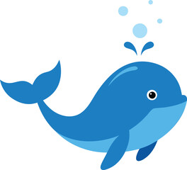 Obraz premium whale and dolphin