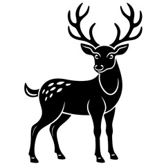 Obraz premium deer vector illustration