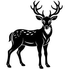 Obraz premium deer vector illustration