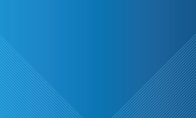 Abstract blue background with gradient shading and diagonal line pattern forming a V shape. Ideal for professional business graphics, presentations, banners, or modern digital design layouts.