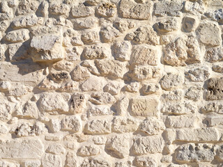 Texture di muro con mattoni in rilievo