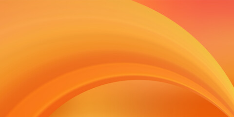 3d abstract autumn studio room background. Orange, brown dark gradient empty wall backdrop. Back ground horizontal mockup product season presentation. Empty scene platform. Promotion vector display.