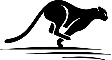 leopard logo vector illustration, isolated on white