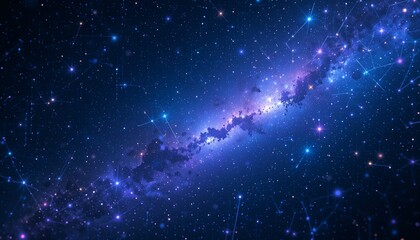 Celestial Nebula Tapestry - Interstellar Harmony & Cosmic Wonder AI-Generated  