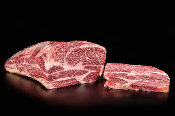 tagli di carne affettata macelleria preparazione involtino hamburger