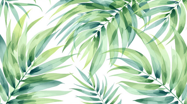 green leaves background