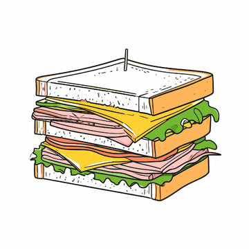 Sub Sandwich clip art preview