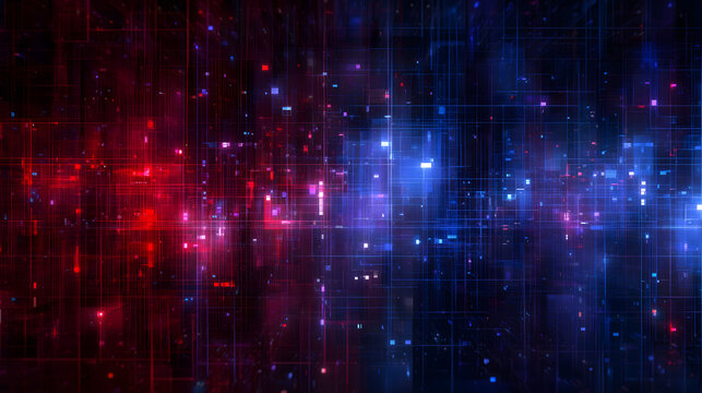 Broken neural grid with digital glitches and color distortions representing system instability and data risk for enterprise SaaS and cybersecurity contexts.