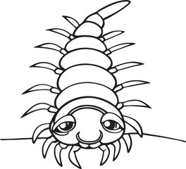 vector illustration of a scorpion