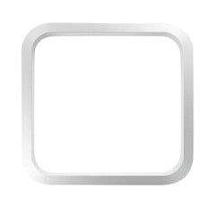 white square button PNG