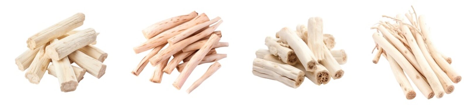 Marshmallow Root isolated on transparent background.