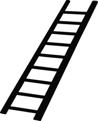 Agility Ladder Silhouette Vector Art Illustration