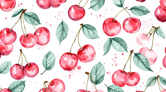 cherry seamless pattern