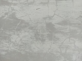 Cracked Grey Concrete Wall Grunge Texture Background