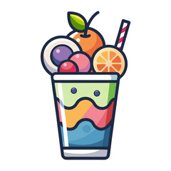 Falooda high-quality vector icon