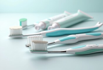 close image cat dental care tools showing dental gel feline oral hygiene, input, pet, brushes, scrapers, toothbrush, dentist, grooming, cleaning, pets
