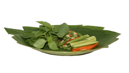 Holy Basil isolated transparent background